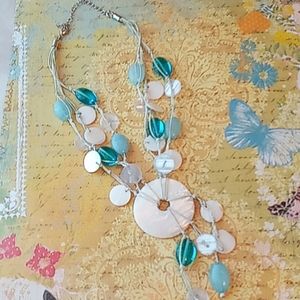 Mother of Pearl Beaded Necklace